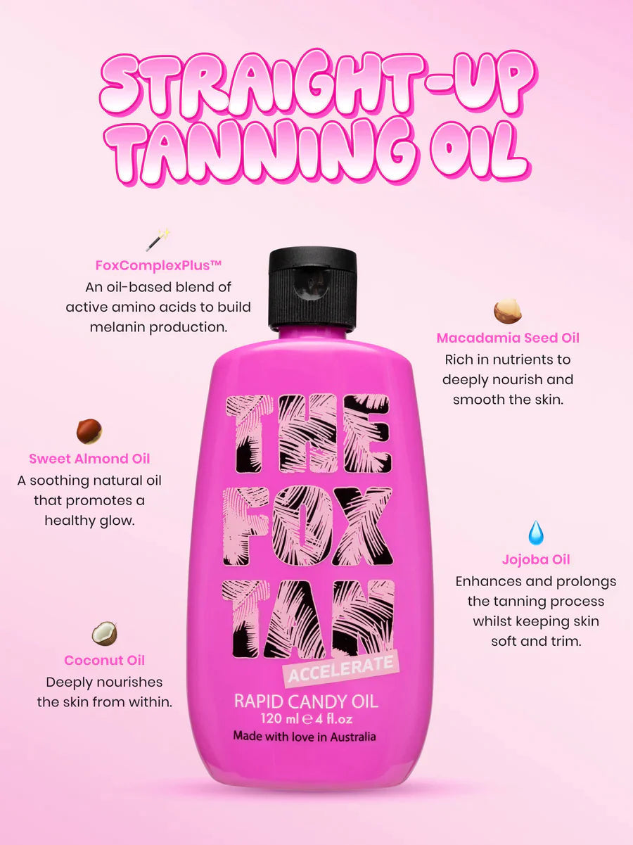 The Fox Tan Rapid Candy Oil