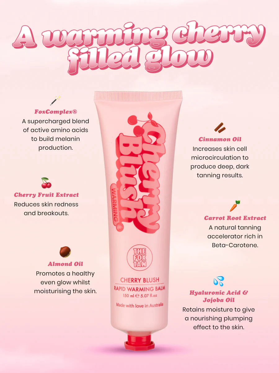 The Fox Tan Cherry Warming Balm